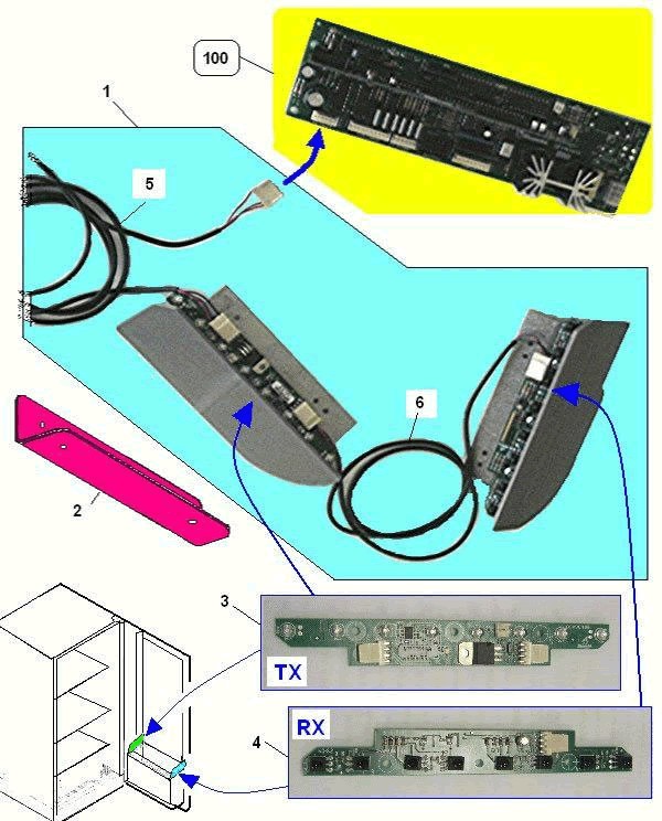 KIT SENSOR SAÍDA PRODUTO